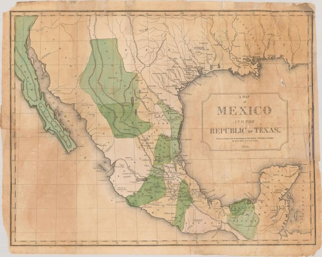 A Map of Mexico and the Republic of Texas. Drawn & Engraved to Accompany the History of Mexico & Texas