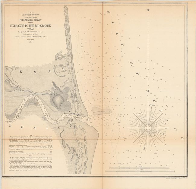 Preliminary Survey of the Entrance to the Rio Grande Texas