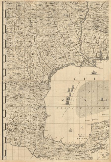 [A Map of the British Empire in America (Sheets 9 & 13) - Texas, Louisiana, & Mexico]