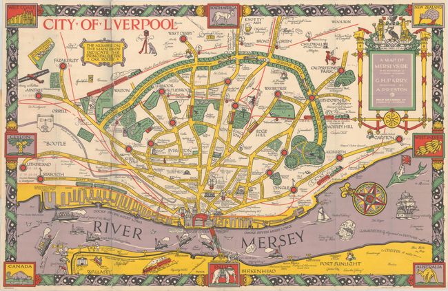 A Map of Merseyside with Historical & Literary Allusions