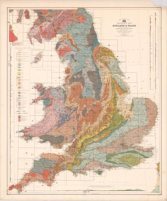 Geological Map of England & Wales Reduced Chiefly from the Ordnance and Geological Surveys