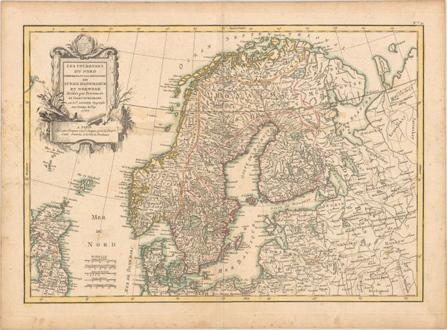 Les Couronnes du Nord Comprenant les Royaumes de Suede Danemarck et Norwege Divises par Provinces et Gouvernemens