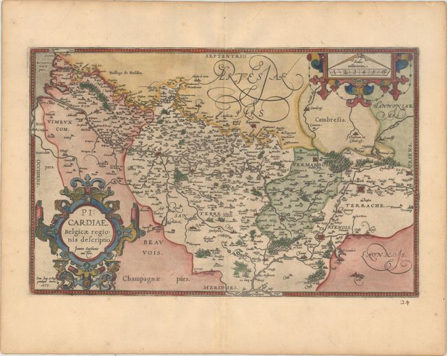 Picardiae, Belgicae Regionis Descriptio. Joanne Surhonio Auctore