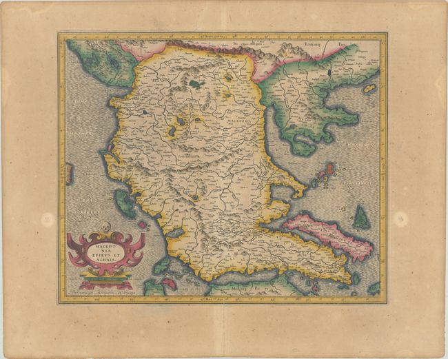 Macedonia Epirus et Achaia [and] Morea olim Peloponnesus