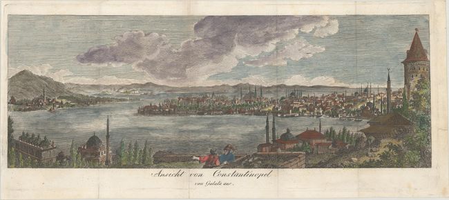 Ansicht von Constantinopel von Galata Aus.