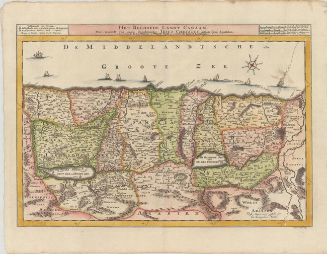 Het Beloofde Landt Canaan. Door-Wandelt van Onsen Salichaaker Iesus Christus Neffens Syne Apostelen