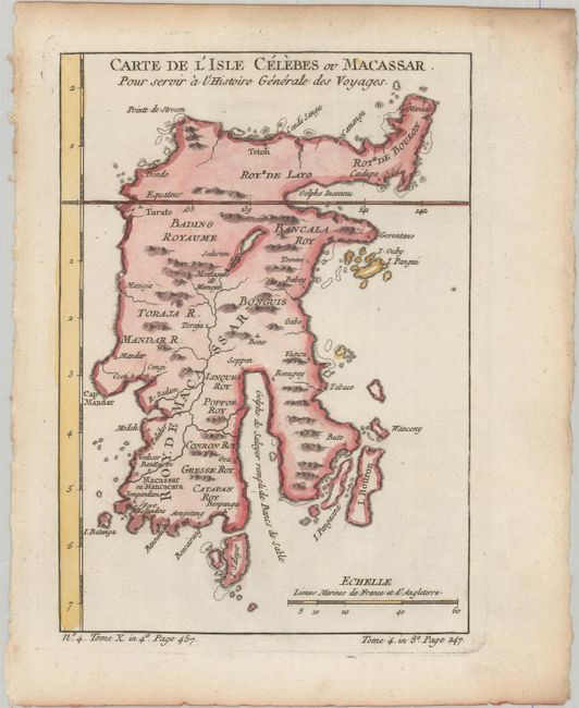 Carte de l'Isle Celebes ou Macassar, pour Servir a l'Histoire Generale des Voyages