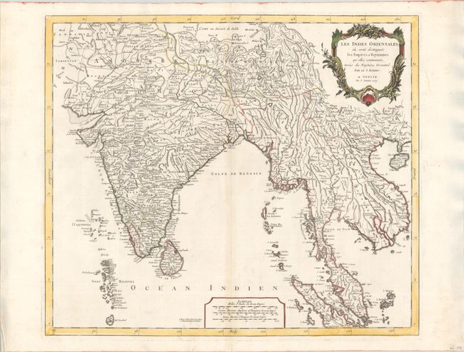 Les Indes Orientales, ou sont Distingues les Empires et Royaumes qu'elles Contiennent, Tirees du Neptune Oriental