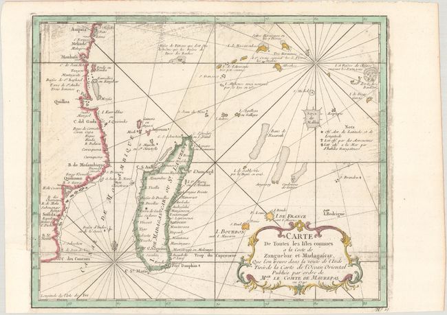 Carte de Toutes les Isles Connues a la Coste de Zanguebar et Madagascar... [and] Carte de la Coste Orientale d'Afrique Depuis le Cap de Bonne Esperance Jusqu'au Cap del Gada