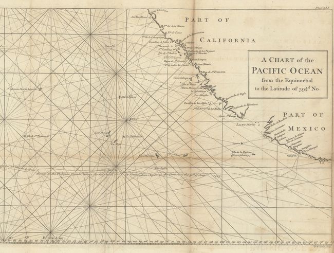 A Chart of the Pacific Ocean from Equinoctial to the Latitude of 39 1/2d. No.