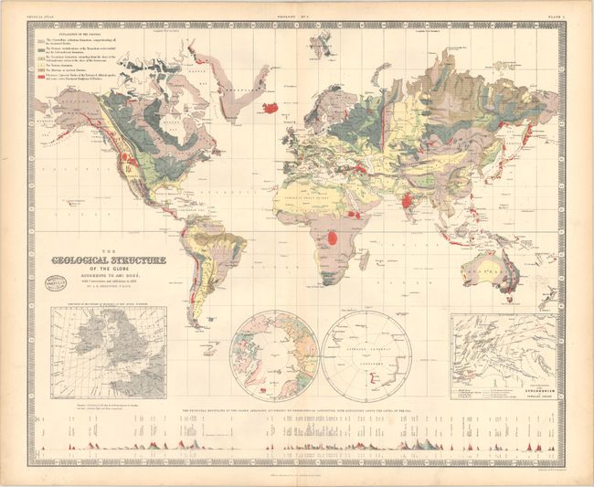 The Geological Structure of the Globe According to Ami Boue, with Corrections and Additions to 1855