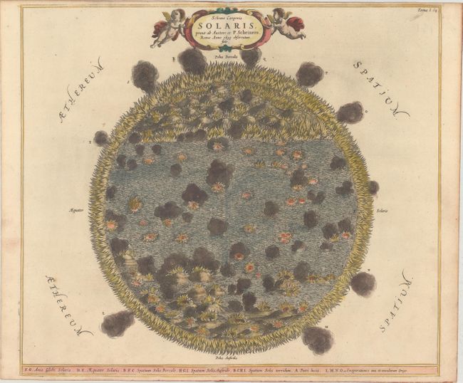 Schema Corporis Solaris, Prout ab Auctore et P. Scheinero. Romae Anno 1635 Observatum Suit