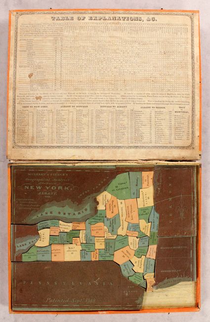 McCleary & Pierce's Geographical Analysis of the State of New York
