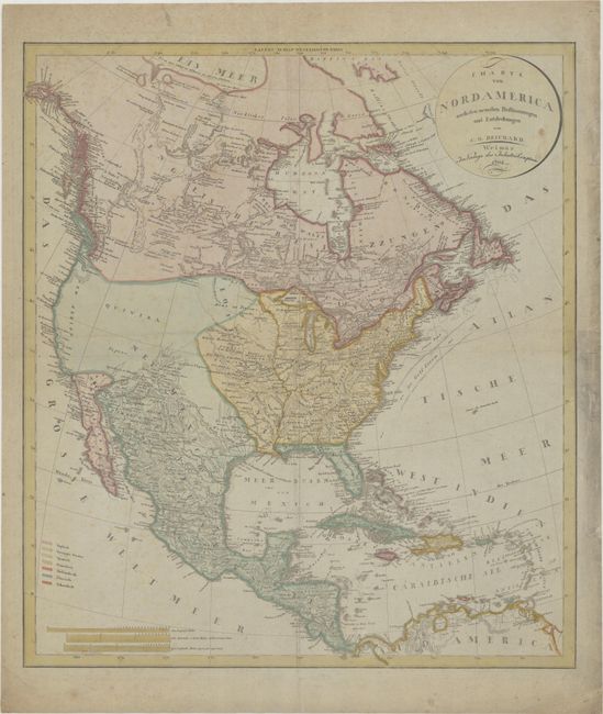 Charte von Nordamerica nach den Neuesten Bestimmungen und Entdeckungen