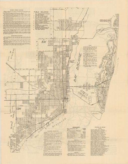 [Untitled - Map of Miami and Miami Beach]