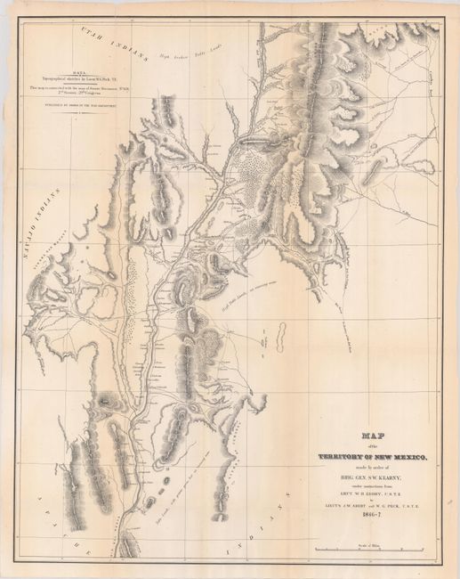 Map of the Territory of New Mexico, Made by Order of Brig. Gen. S.W. Kearny...