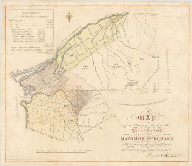 A Map of a Tract of Land in the State of New York Called Macomb's Purchase...