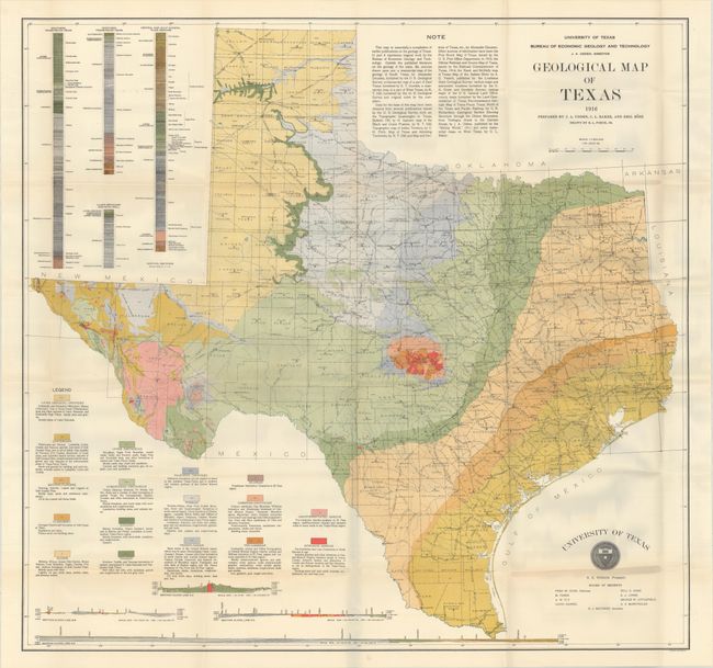 Geological Map of Texas