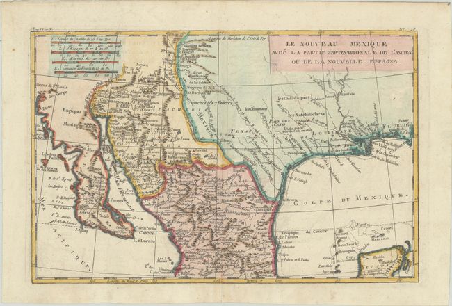 Le Nouveau Mexique avec la Partie Septentrionale de lAncien ou de la Nouvelle Espagne