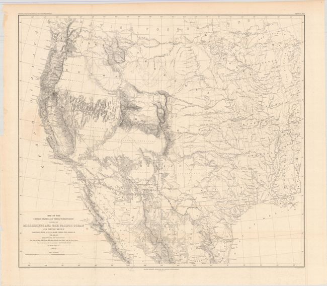 Map of the United States and Their Territories Between the Mississippi and the Pacific Ocean and Part of Mexico Compiled from Surveys Made Under the Order of W.H. Emory...