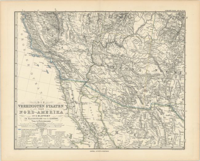 Die Vereinigten Staaten von Nord-Amerika in 6 Blattern [Southwest Sheet]