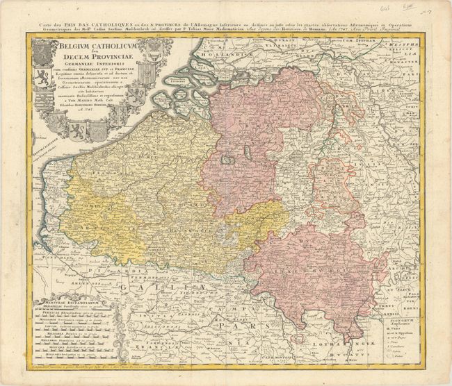 Belgium Catholicum seu Decem Provinciae Germaniae Inferioris cum Confiniis Germaniae Sup. et Franciae...