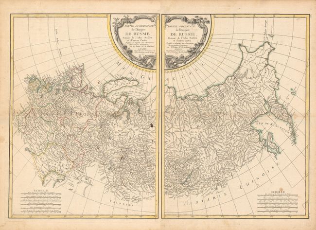 Partie Occidentale de l'Empire de Russie, Extrait de l'Atlas Russien et d'Autres Cartes... [and] Partie Orientale de l'Empire de Russie