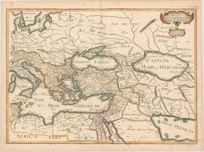 Romani Imperii qua Oriens est Desriptio Geographica