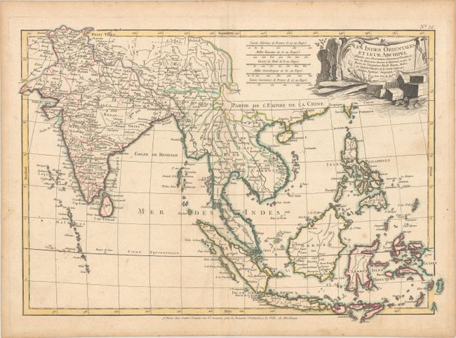 Les Indes Orientales et Leur Archipel Assujeties aux Observations Astronomiqes Combinees avec les Itineraires Anciens et Modernes...