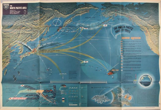 Nav War Map No. 4 - The North Pacific Area
