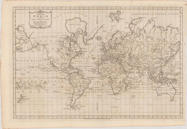 Map of the World with the New Discoveries on Mercator's Projection