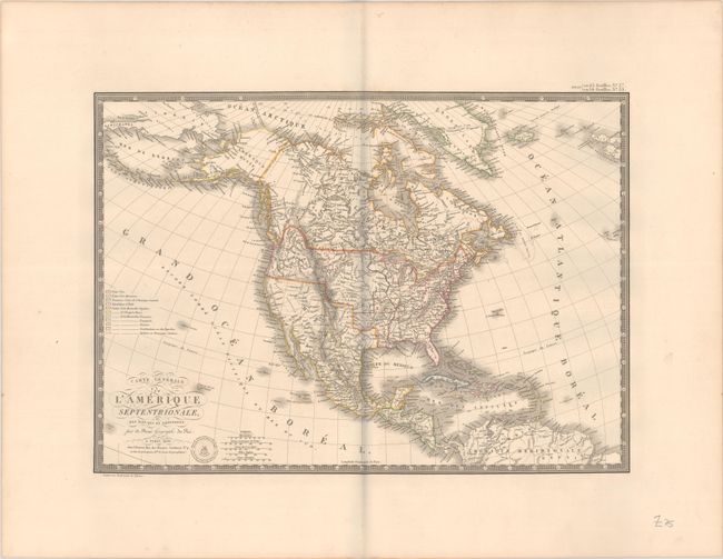 Carte Generale de l'Amerique Septentrionale, et des Iles qui en Dependent