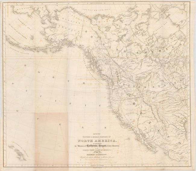 Map of the Western & Middle Portions of North America, to Illustrate the History of California, Oregon, and the Other Countries on the North-west Coast of America