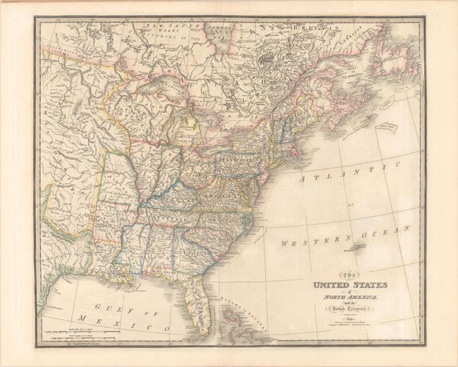 The United States of North America, with the British Territories