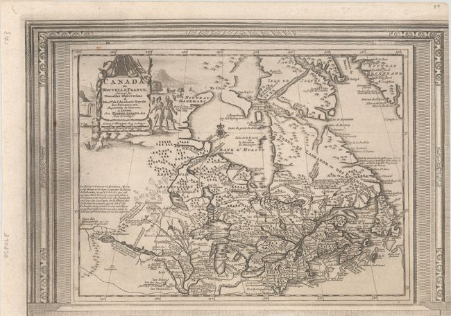 Canada ou Nouvelle France, Suivant les Nouvelles Observations de Messrs. de l'Academie Royale des Sciences, Etc.