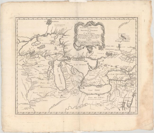 Partie Occidentale de la Nouvelle France ou du Canada