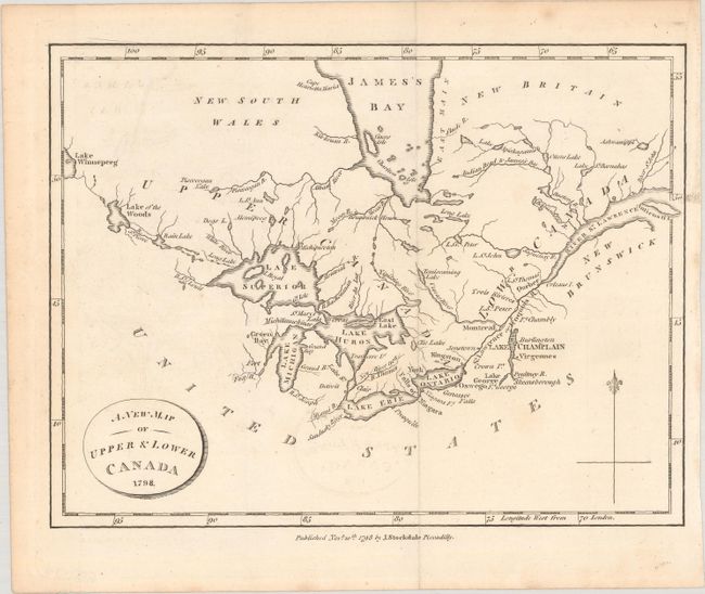 A New Map of Upper & Lower Canada