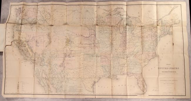 Map of the United States and Territories, Showing the Extent of Public Surveys and Other Details... [in] Report of the Commissioner of General Land Office, for the Year 1867 [Map in Book]