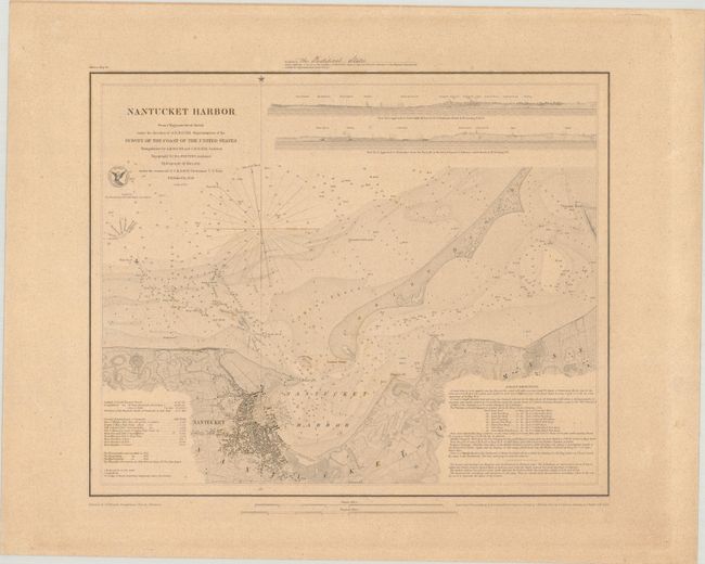 Nantucket Harbor from a Trigonometrical Survey Under the Direction of A.D. Bache Superintendent of the Survey of the Coast of the United States