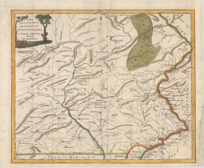 A New and Accurate Map of the Province of Pennsylvania in North America, from the Best Authorities