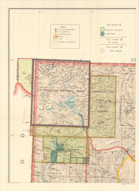 [Yellowstone National Park] [and] Yellowstone National Park and Forest Reserve From Maps By The U.S. Geological Survey