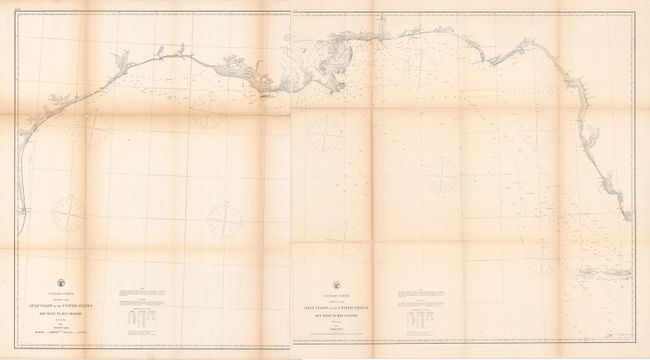 Gulf Coast of the United States Key West to Rio Grande Western Part [and] Eastern Part