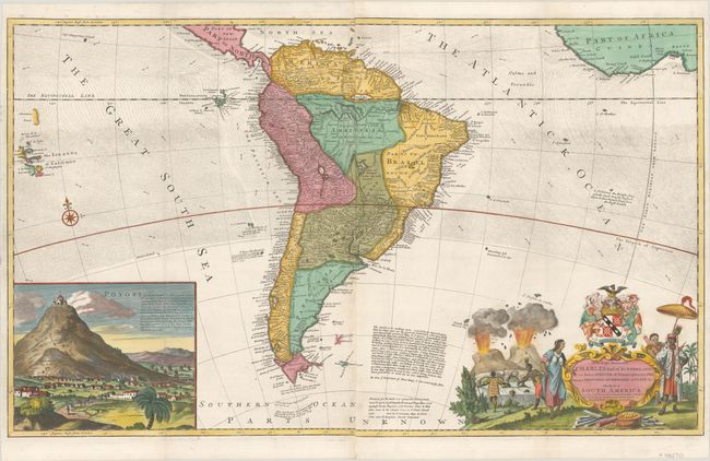 To the Right Honourable, Charles Earl of Sunderland ... This Map of South America, According to the Newest and Most Exact Observations Is Most Humbly Dedicated by Your Lordship's Most Humble Servant