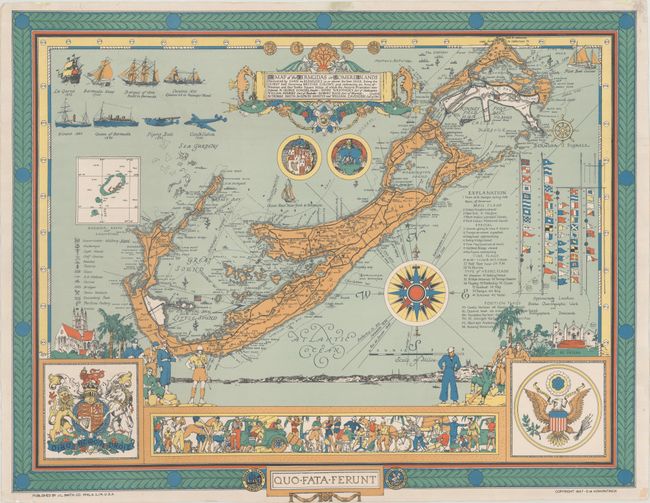 A Map of the Bermudas or Somers Islands Discovered by Juan de Bermudez In or About the Year 1503...