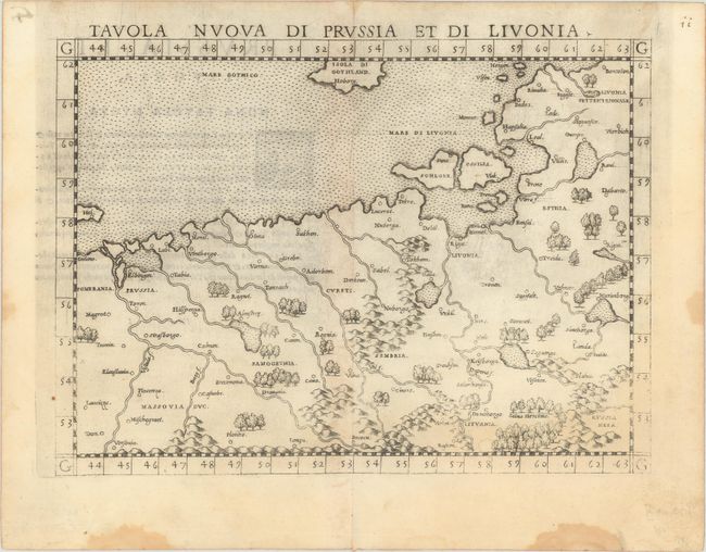 Tavola Nuova di Prussia et di Livonia