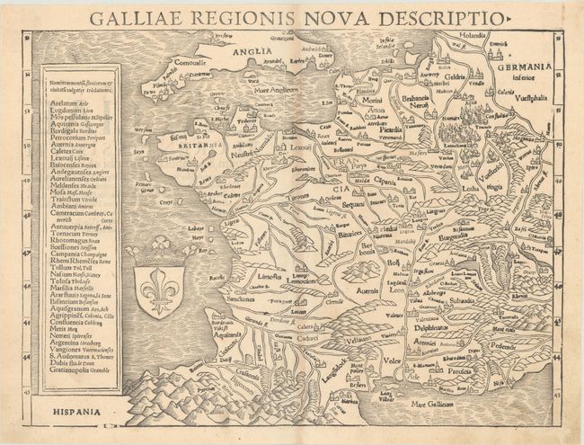 Galliae Regionis Nova Descriptio