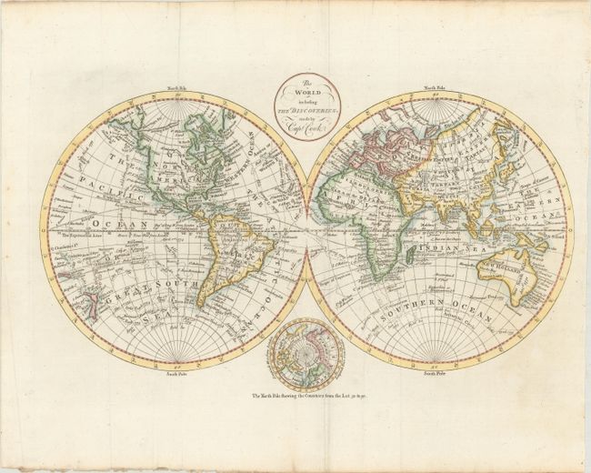 The World Including the Discoveries, Made by Capt. Cook