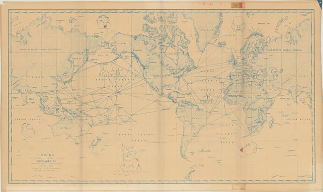 Legend All Distances in Nautical Air Miles Prepared by Operations Section Second Engineers January, 1942