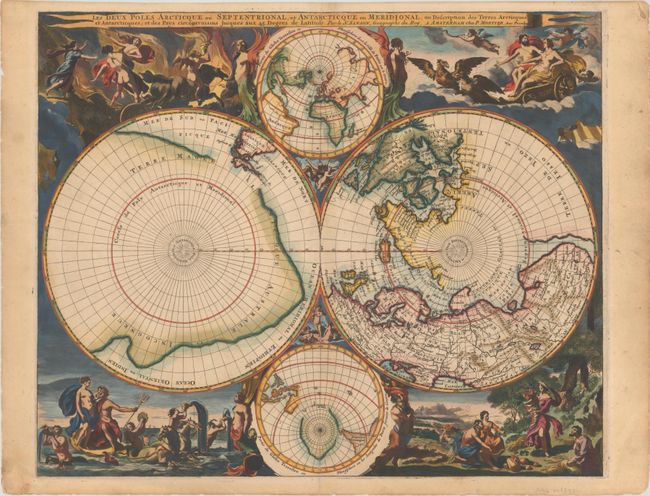 Les Deux Poles Arcticque ou Septentrional, et Antarcticque ou Meridional, ou Description des Terres Arctiques et Antarcticques...