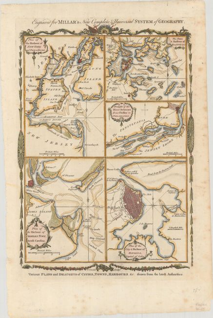 Various Plans and Draughts of Cities, Towns, Harbours &c. Drawn from the Latest Authorities